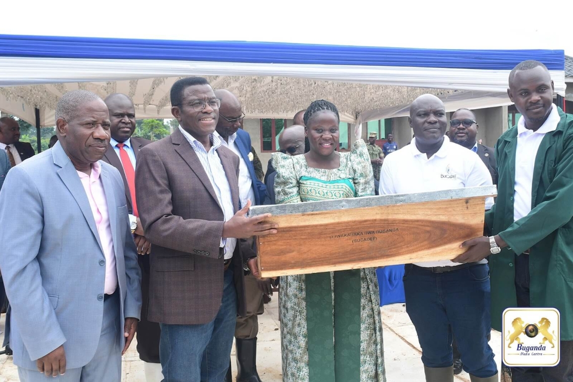 Katikkiro nga atongoza enteekateeka y’okugaba emizinga gy’enjuki